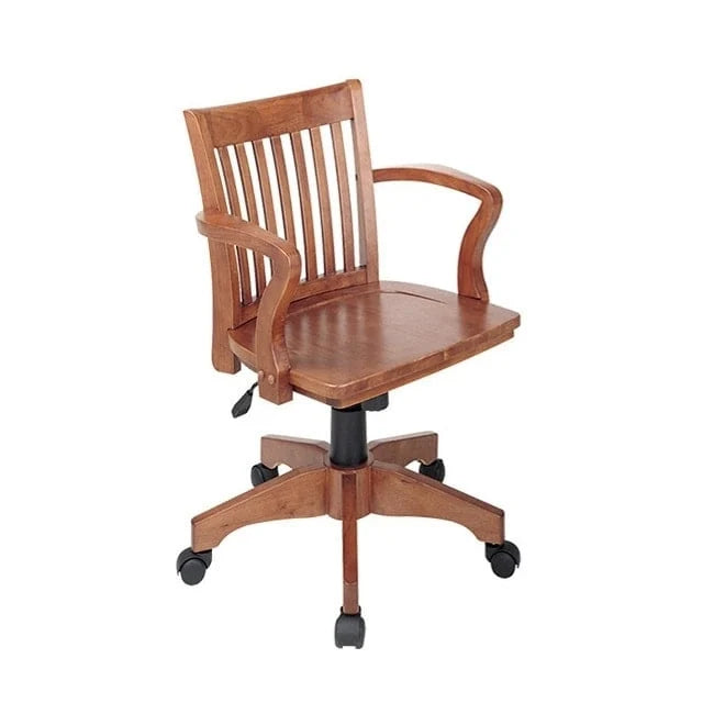 Deluxe-Banker-Stuhl aus Holz