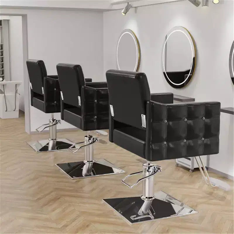 Karl Home Pink robuster hydraulischer Friseursalonstuhl mit Diamantakzenten