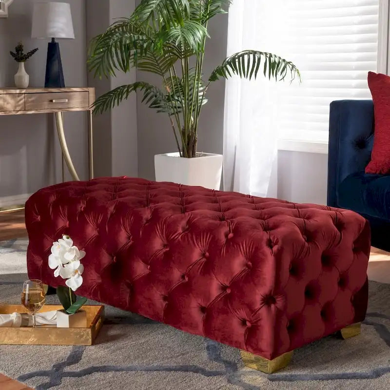 Gracewood Hollow Solanki Samt-Ottomanbank
