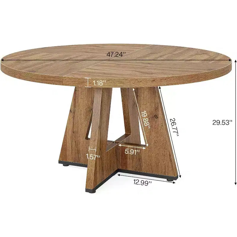 Runder Esstisch, 120 cm, für 4 Personen