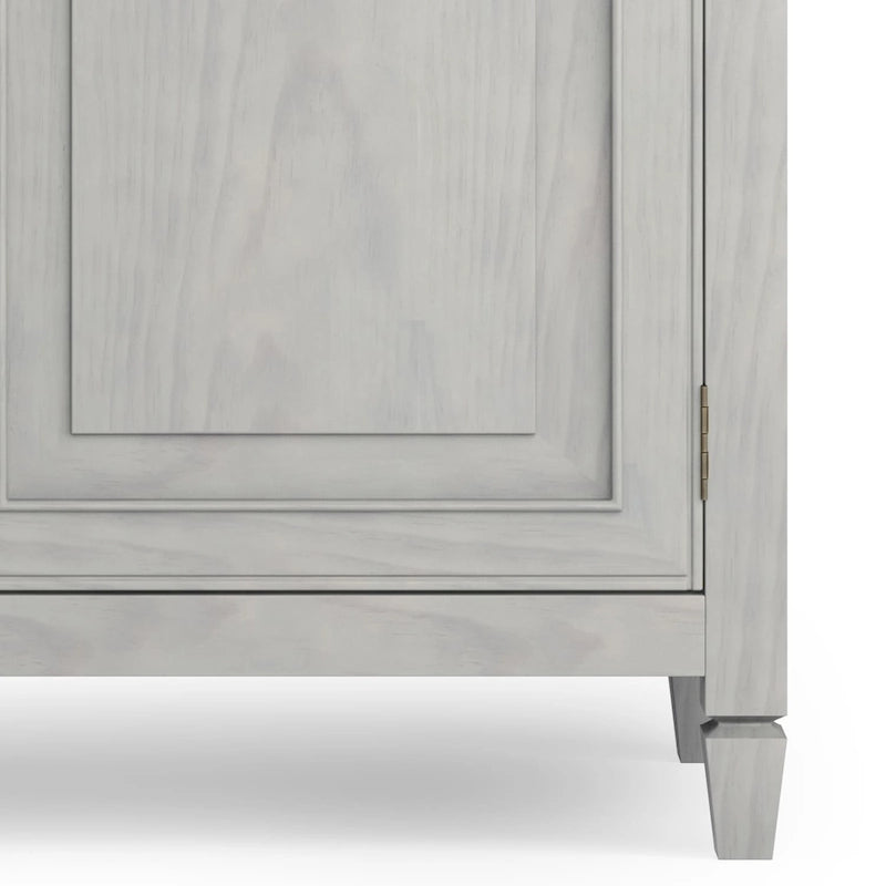 WYNDENHALL Hampshire 40 Zoll breiter Aufbewahrungsschrank für den Eingangsbereich aus Massivholz im traditionellen Stil - 40w x 15t x 36h
