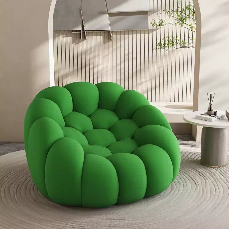 Modernes 2-Sitzer Bubble Sofa, gepolstert, 3D-Textil-Netzstoff für das Wohnzimmer