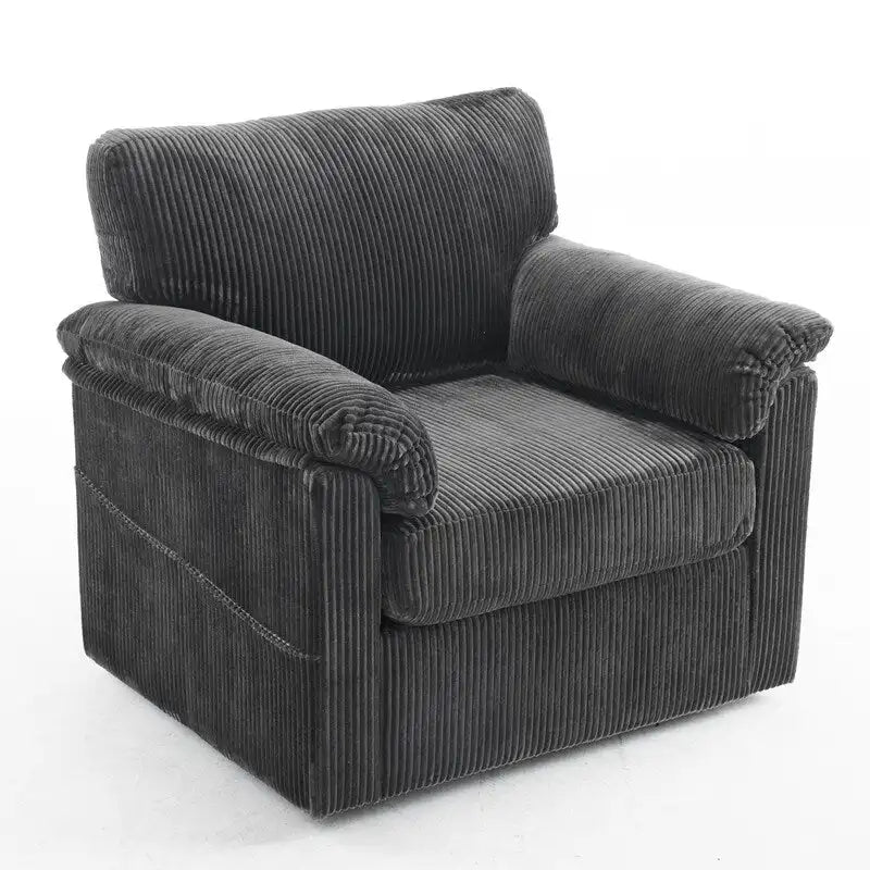 33-Zoll-Drehsessel aus Cord