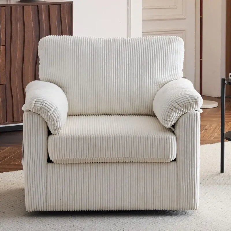 33-Zoll-Drehsessel aus Cord