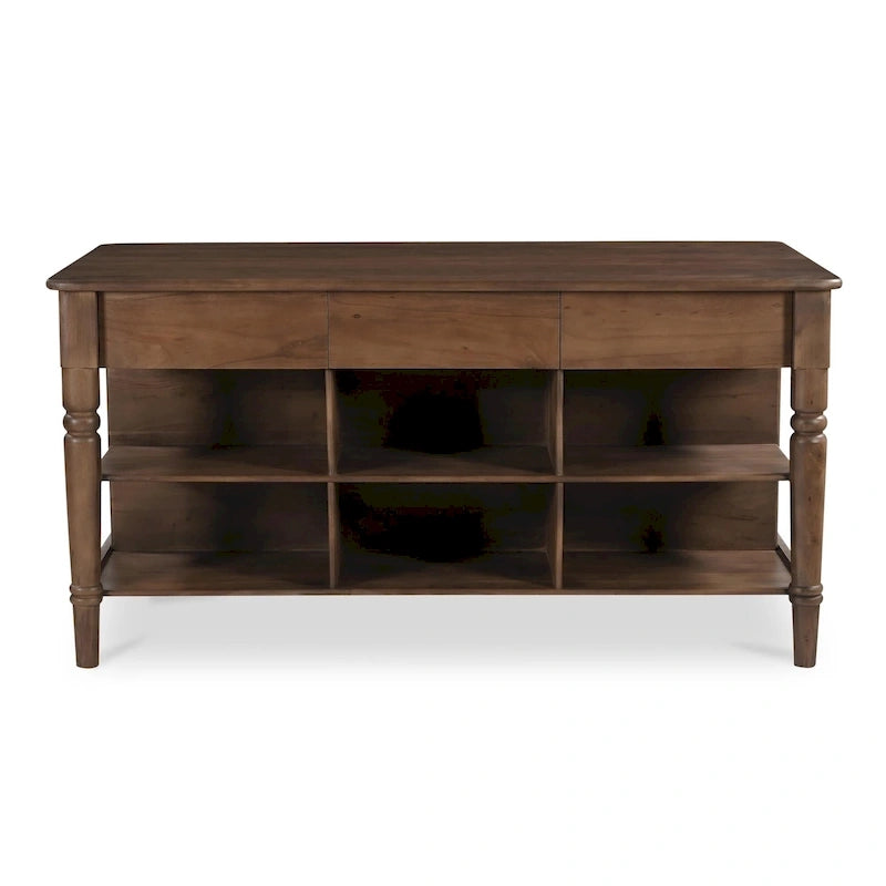 NADAAL STUDIOS Cove, Kücheninsel aus Holz mit Stauraum – 72 B x 40,5 T x 36,5 H