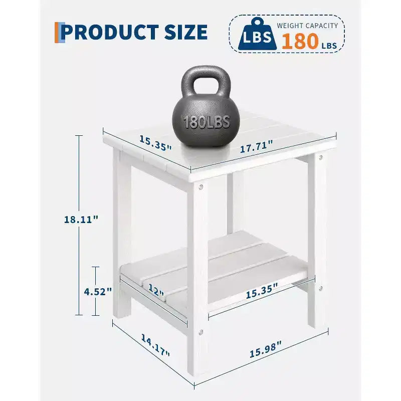 Klappbare Adirondack-Stühle, 4er-Set mit 2 Beistelltischen, moderne Outdoor-Stühle aus HDPE für Terrasse, Veranda, Balkon, Garten und Rasen