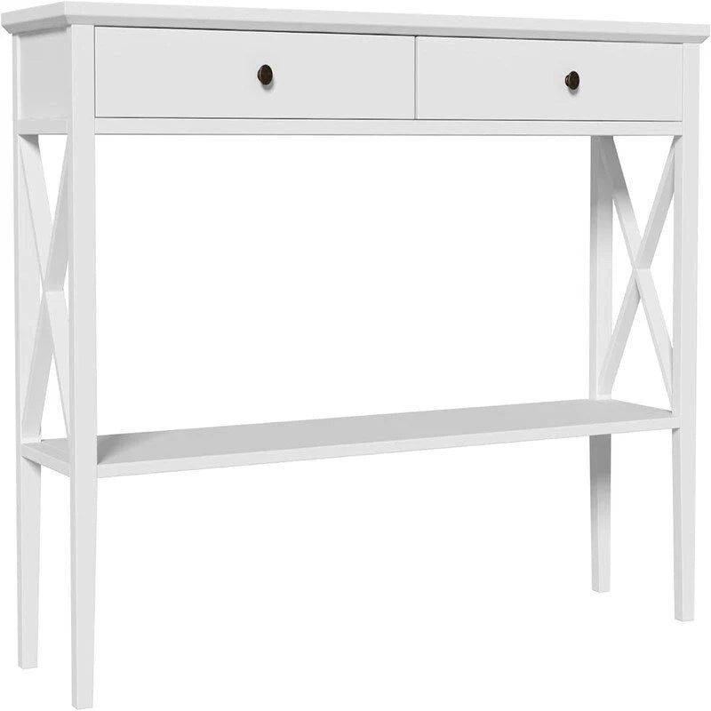 47 Konsolentisch mit Schubladen – 11,81T x 47,24B x 31,5H