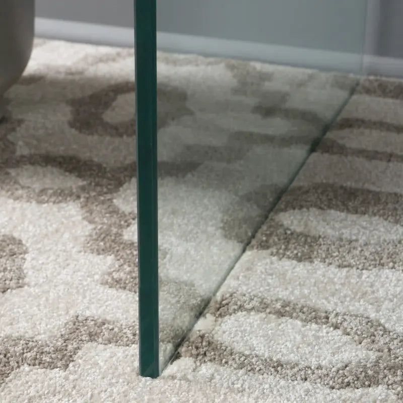 Ramona Schreibtisch aus gehärtetem Glas von Christopher Knight Home