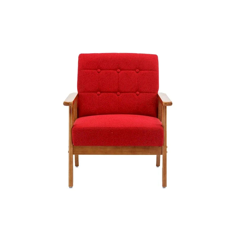 2er-Set Akzentstühle mit Beistelltisch, Armlehnstuhl für Wohnzimmer, Schlafzimmer, Büro - 78,0 cm H * 64,5 cm B * 71,0 cm T