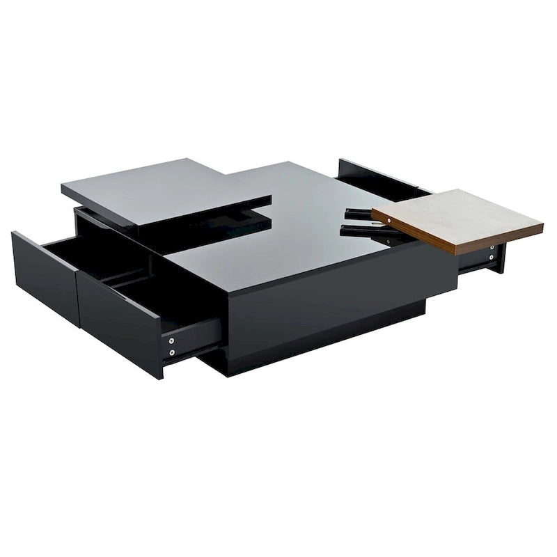 Moderner quadratischer Couchtisch aus Holz