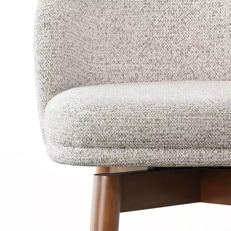 2er-Set moderne drehbare Tresenhocker mit gepolsterter Sitzfläche, 360° rotierbare Stühle für Kücheninsel oder Hausbar mit Massivholzbeinen - Panipeachy