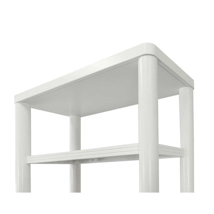Moderne offene Etagere, Büro-Etagere, Akzent-Etagere, Weiß