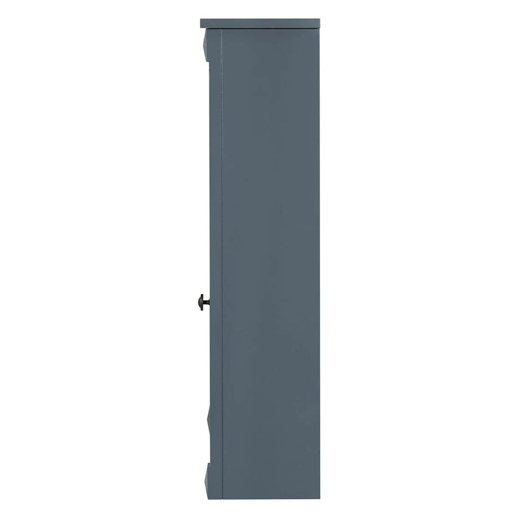 36" Moderner Badezimmer-Waschtisch mit Aufsatzwaschbecken und Spiegelschrank, 2 Türen und 2 Schubladen