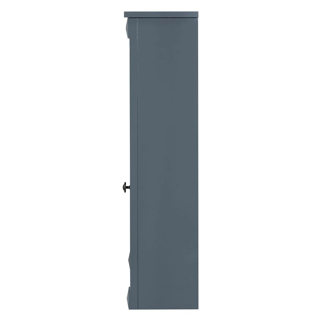 36" Moderner Badezimmer-Waschtisch mit Aufsatzwaschbecken und Spiegelschrank, 2 Türen und 2 Schubladen