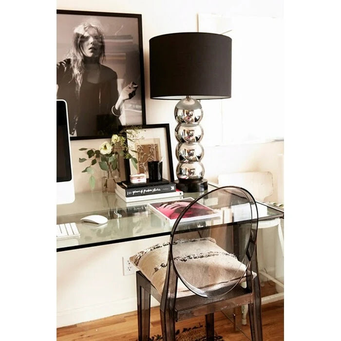 Stapelbare Mid-Century Modern Kristallklare Armlehnlose Stühle Transparent für Ess- und Wohnzimmer als Akzent- oder Schreibtischstuhl