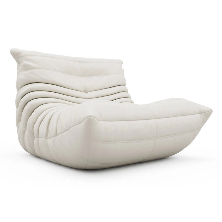 Furgle Mikrofaser-Ledersofa Ergonomisches Design Lazy Sofa Bodensofa