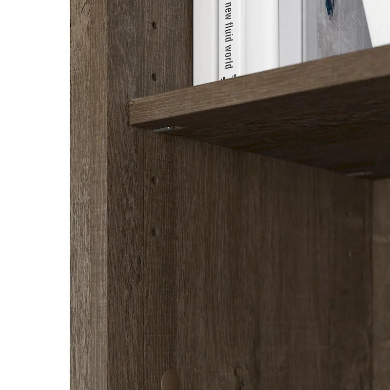 Salinas hohes Bücherregal mit 5 Ablagefächern (2er-Set) von Bush Furniture
