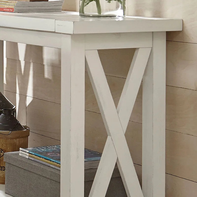 Homestyles Seaside Lodge Konsolentisch in Off-White