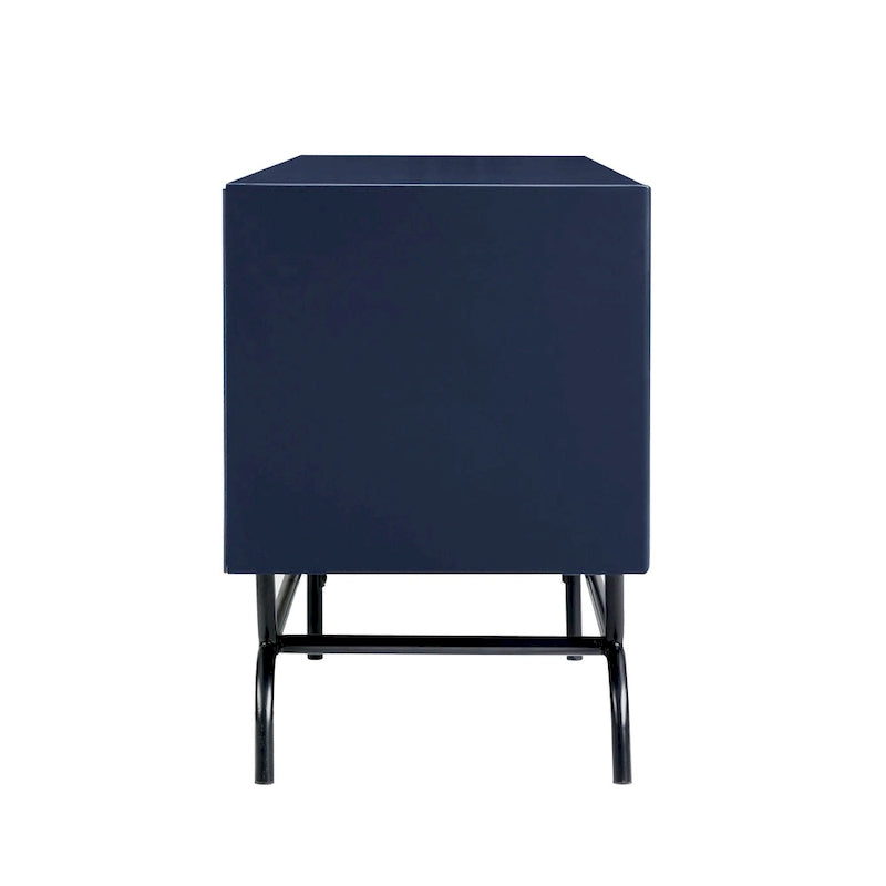 DH BASIC Modern 60-Zoll-TV-Lowboard mit 3 Schubladen und Kabeldurchführung von Denhour