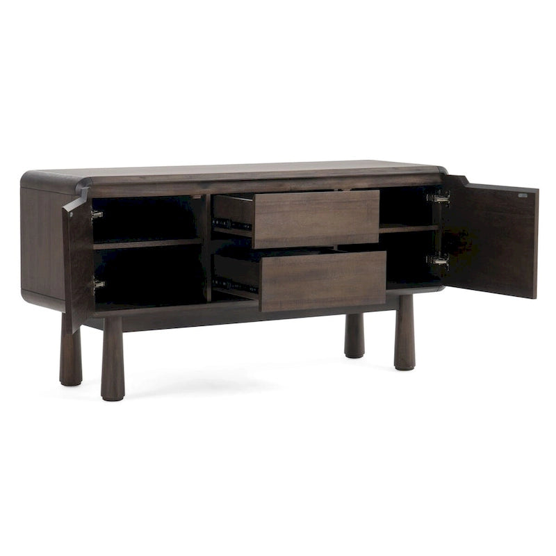 Modrest Rhea Modernes Sideboard aus dunkler Akazie