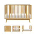 Babyletto Palma 8-in-1 wandelbares Kinderbett für alle Wachstumsphasen mit Beistellbett- und Kleinkindbett-Sets