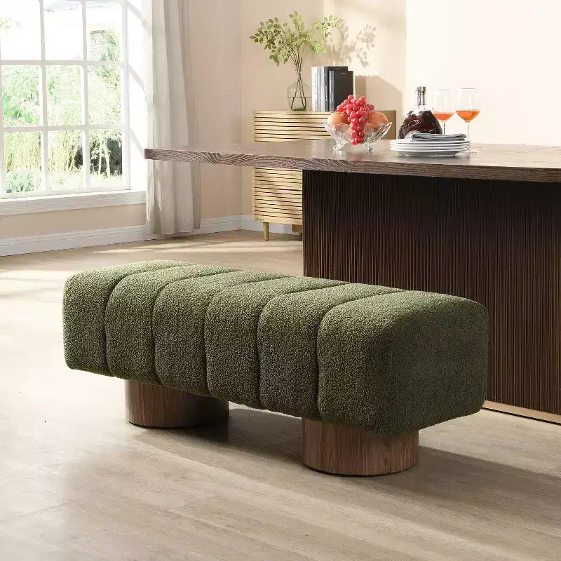 Christopher Knight Home Gale 50 Moderne multifunktionale Esszimmerbank mit Chenille-Polsterung