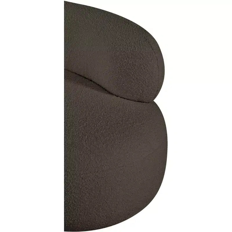 Meridian Furniture Venti Stuhl aus Bouclé-Stoff