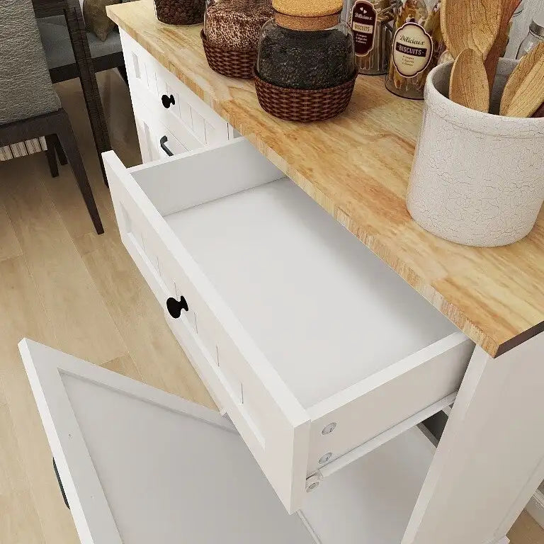 Küchen-Müllschrank mit 2 Schubladen