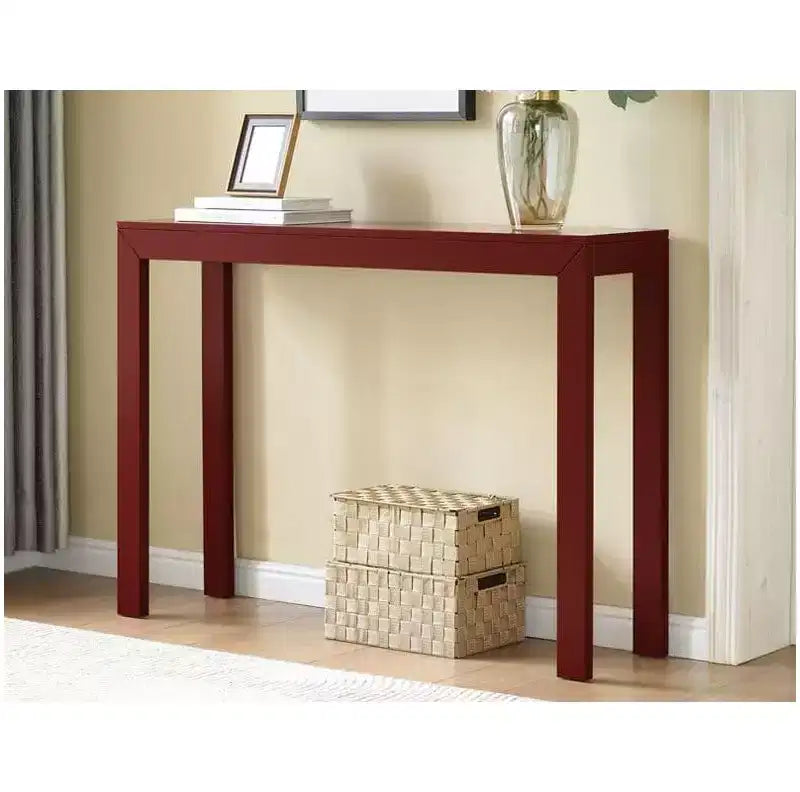 Kings Brand Furniture Russel Konsolentisch – Moderner Flurtisch, Sofatisch, für hinter das Sofa, Flur, Wohnzimmer