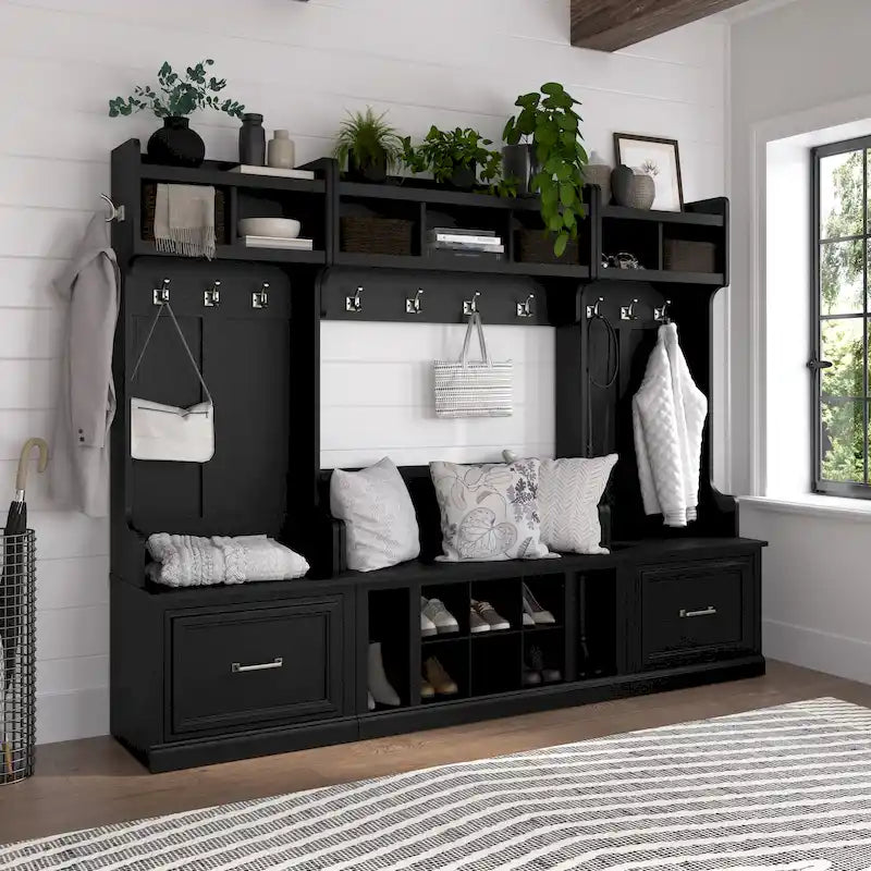 Woodland Eingangsbereich-Set mit Garderobe von Bush Furniture