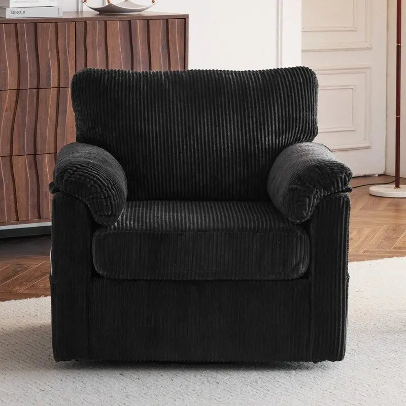 33-Zoll-Drehsessel aus Cord