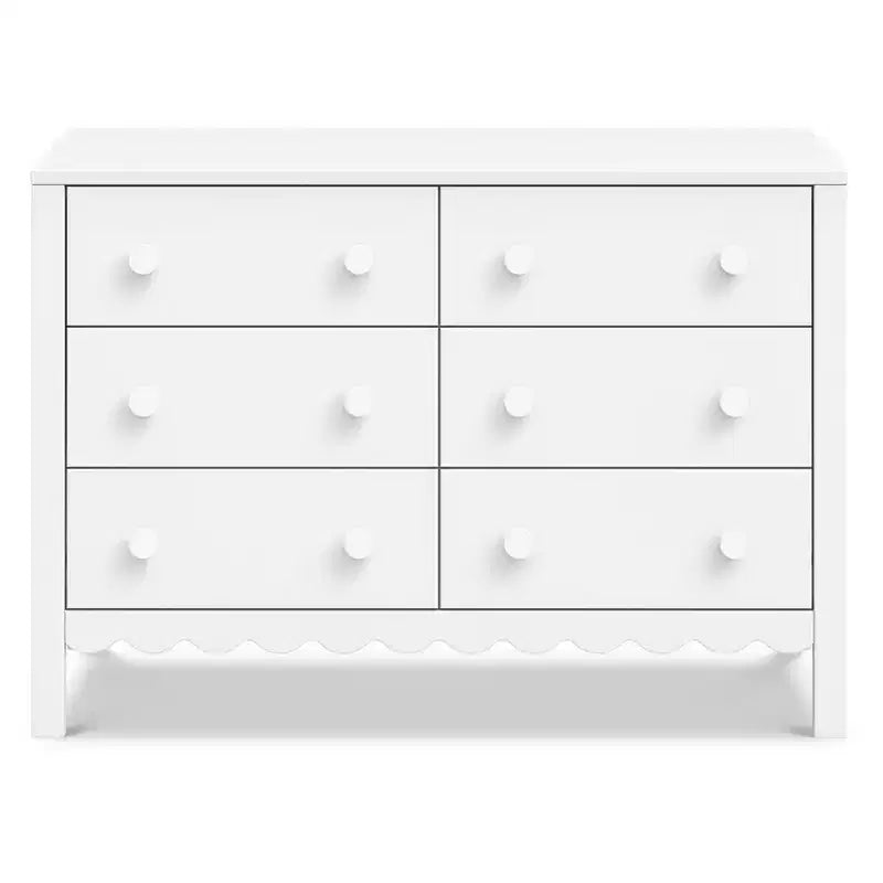 Scallop Kommode mit 6 Schubladen