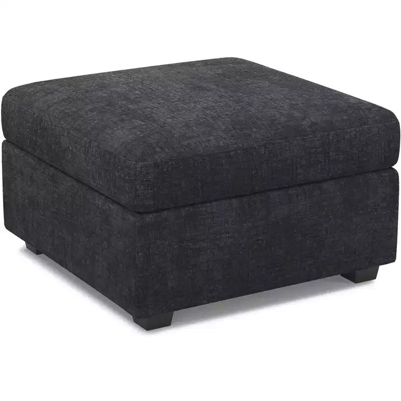 Belffin Chenille-Ottoman-Modul – Modulare Fußstütze mit Stauraum, hautfreundlichem Stoff und Schnellmontage-Design