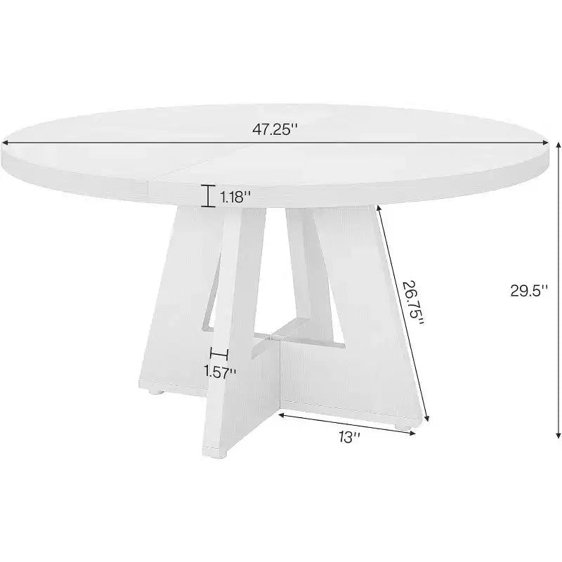 Runder Esstisch, 120 cm, für 4 Personen
