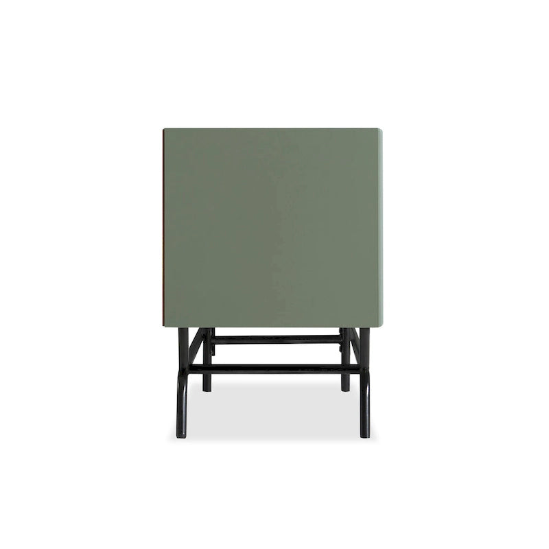 DH BASIC Modern 60-Zoll-TV-Lowboard mit 3 Schubladen und Kabeldurchführung von Denhour