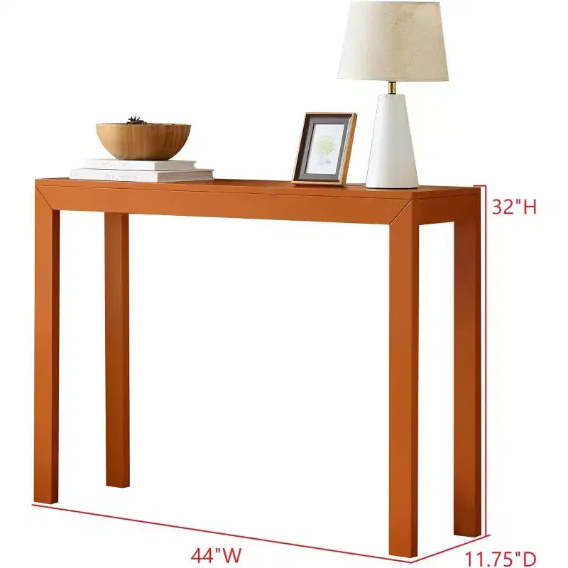 Kings Brand Furniture Russel Konsolentisch – Moderner Flurtisch, Sofatisch, für hinter das Sofa, Flur, Wohnzimmer