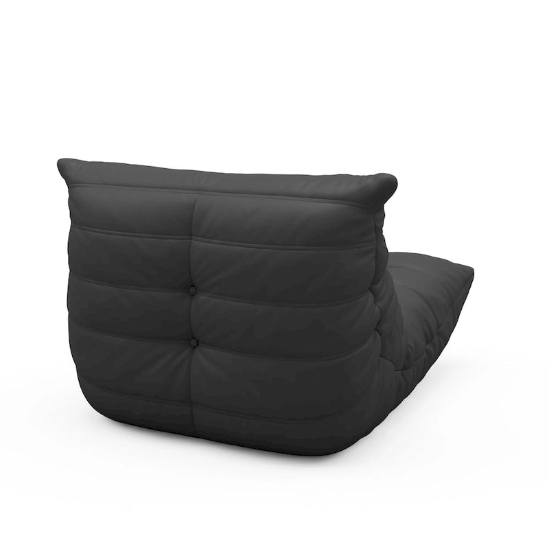 Furgle Mikrofaser-Ledersofa Ergonomisches Design Lazy Sofa Bodensofa