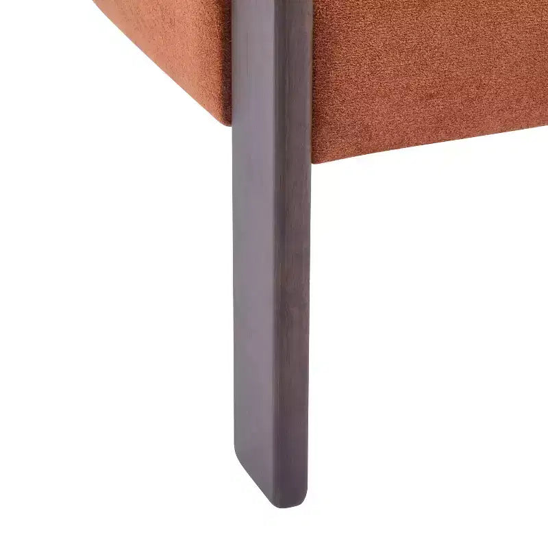 Christopher Knight Home Noah moderner Akzent-Sessel mit Polsterung und Gestell aus Kautschukholz