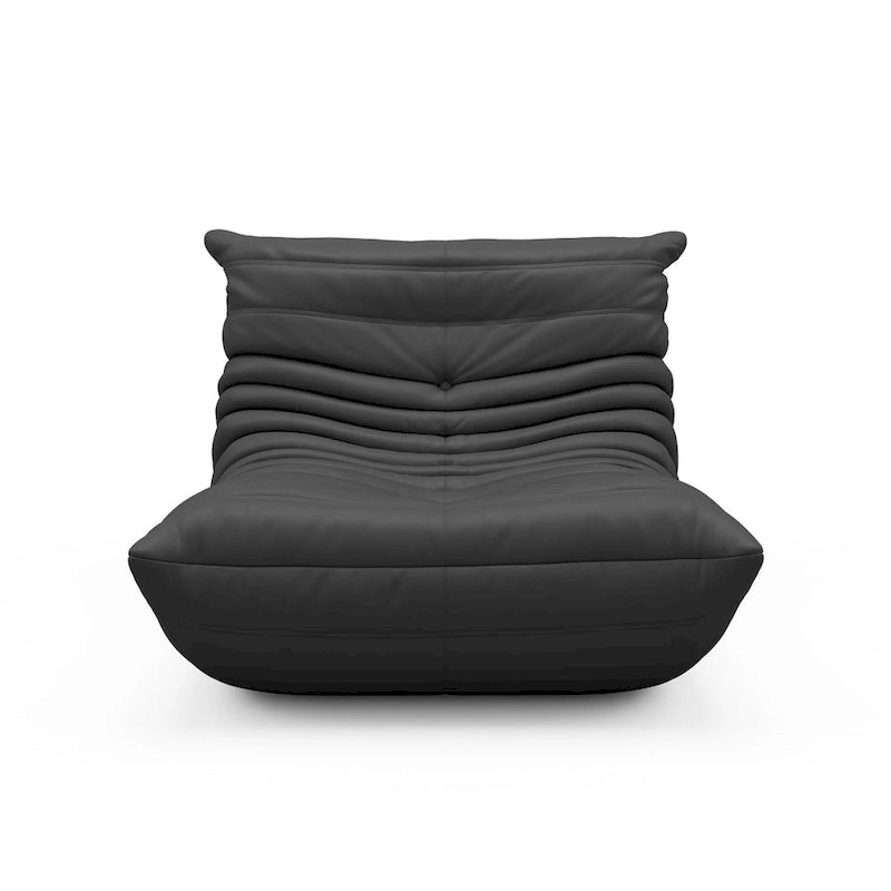 Furgle Mikrofaser-Ledersofa Ergonomisches Design Lazy Sofa Bodensofa