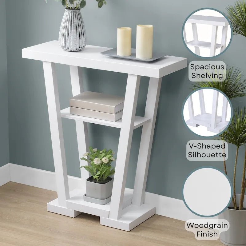 Convenience Concepts Newport V Konsolentisch mit Ablagen