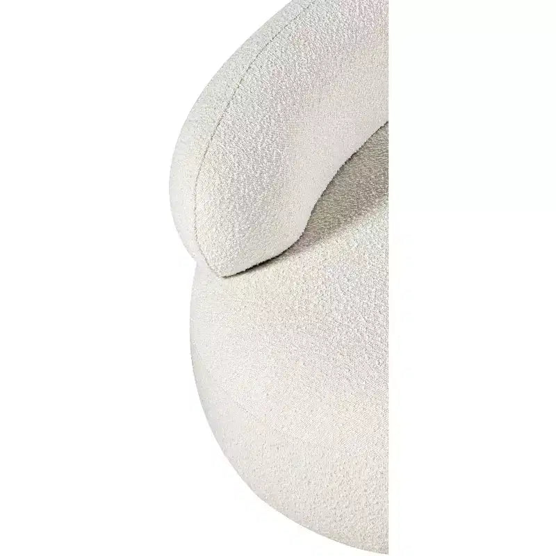 Meridian Furniture Venti Stuhl aus Bouclé-Stoff
