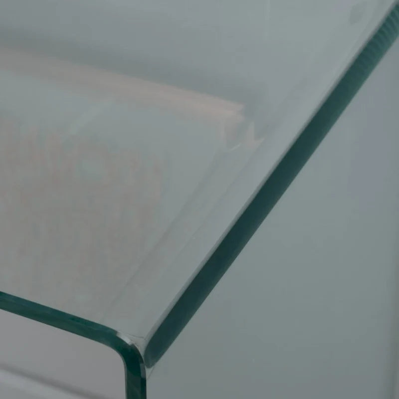 Ramona Schreibtisch aus gehärtetem Glas von Christopher Knight Home