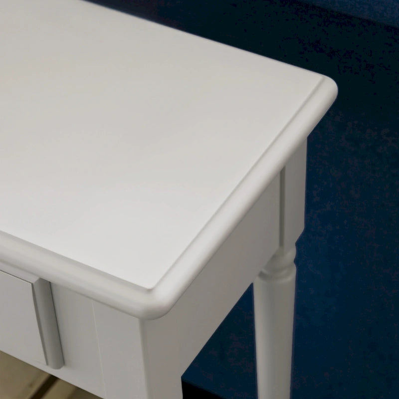 Leick Home Coastal schmaler Konsolentisch mit einer Schublade für den Flur