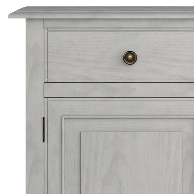 WYNDENHALL Hampshire 40 Zoll breiter Aufbewahrungsschrank für den Eingangsbereich aus Massivholz im traditionellen Stil - 40w x 15t x 36h