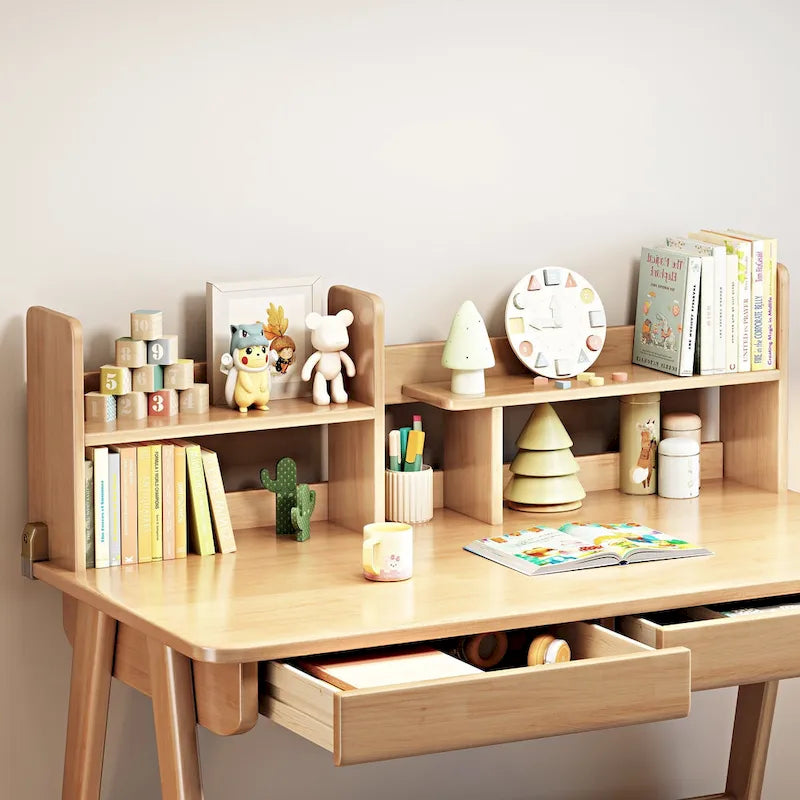 Kinderschreibtisch Kindertisch Holztisch Computertisch mit Bücherregal - N/A