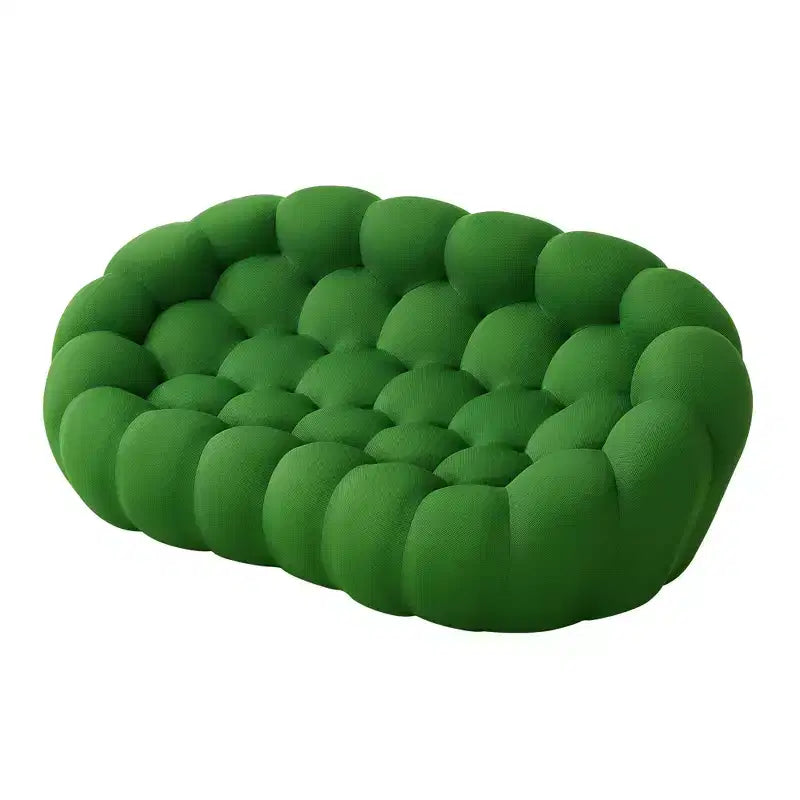 Modernes 2-Sitzer Bubble Sofa, gepolstert, 3D-Textil-Netzstoff für das Wohnzimmer