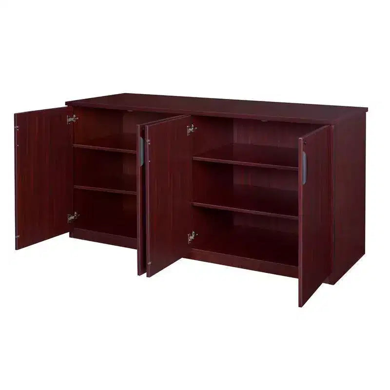 Regency 72 Legacy Büroaufbewahrungsschrank Buffet Mahagoni: Holzrahmen, 4-türig, 4-fach-Regal, Druckerständer