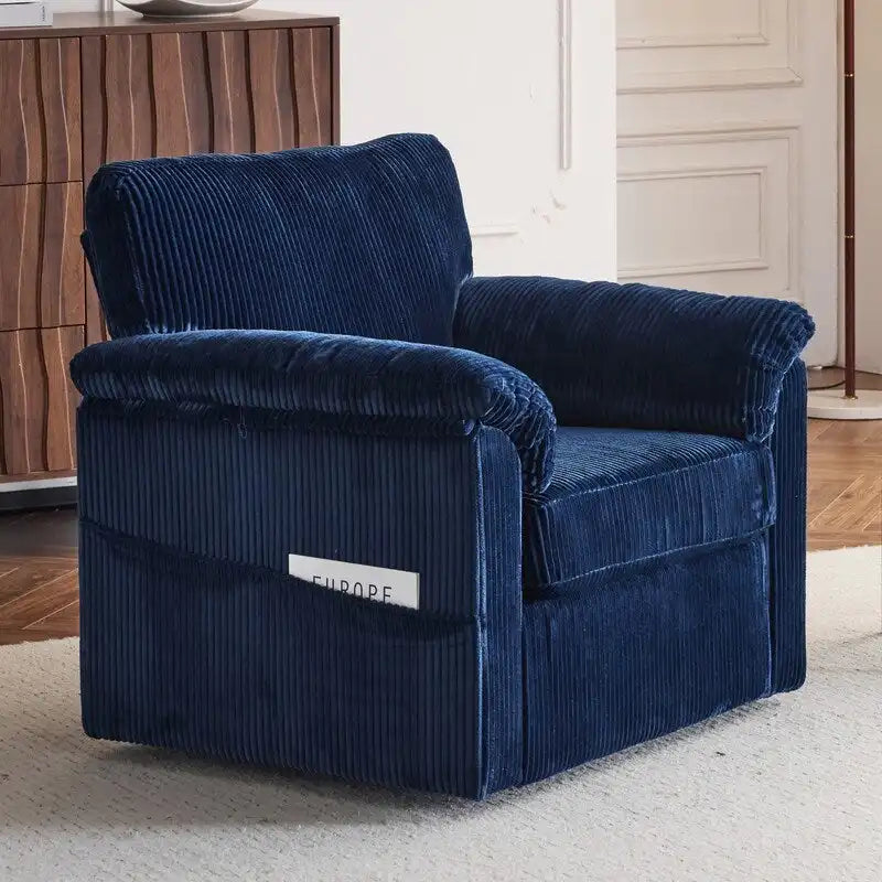 33-Zoll-Drehsessel aus Cord