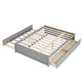 Doppelbett mit Einzelbett-Schiebebett und zwei Schubladen