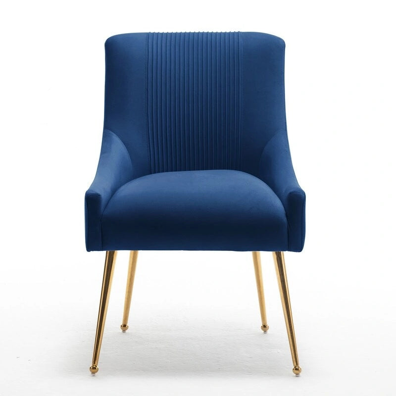 SEYNAR Moderner Glamour Samt-Esszimmerstuhl 8er-Set für das Esszimmer, getufteter Schminkstuhl für das Wohnzimmer (ohne Tisch)